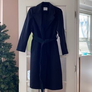 Old Navy Black Belted Coat